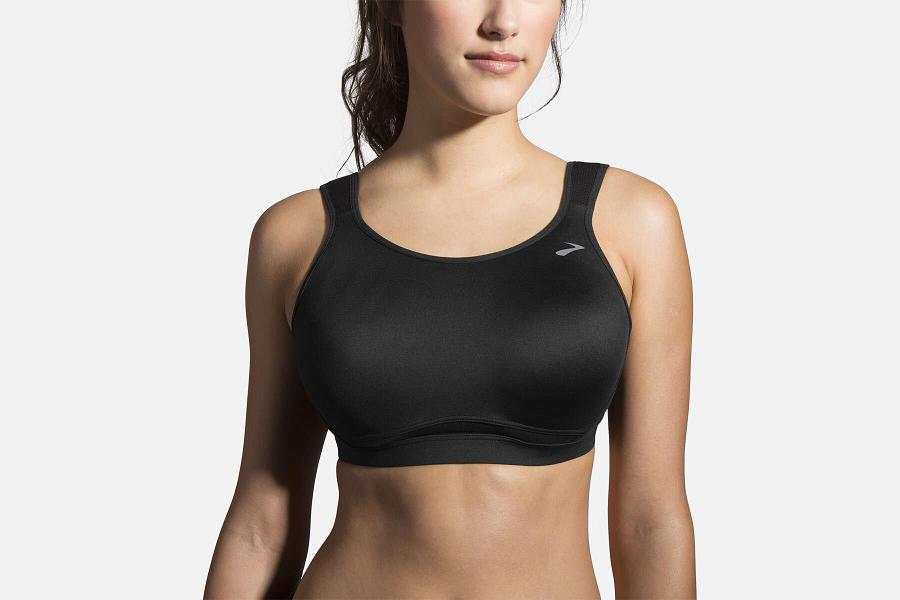 Brooks Maia Women Clothing & Sports Bra Black FYS954872